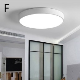 Contemporary Flush Mount Ultra Thin Ceiling Light Round Lamp Light