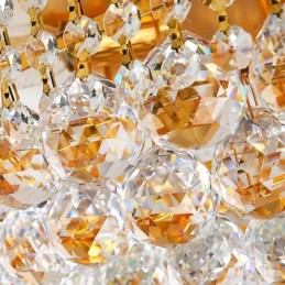 European Flush Mount Light Luxury Crystal Ceiling Light