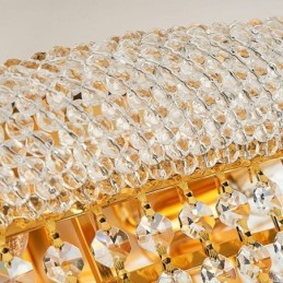 European Flush Mount Light Luxury Crystal Ceiling Light