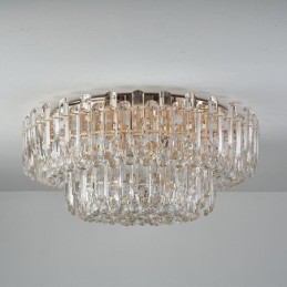 Luxury Crystal Flush Mount Round Crystal Decoration Ceiling Light