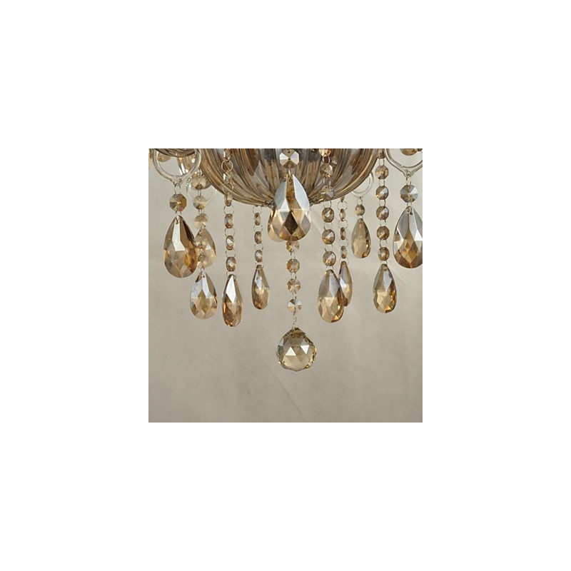 Modern Contemporary Crystal Glass Chandelier