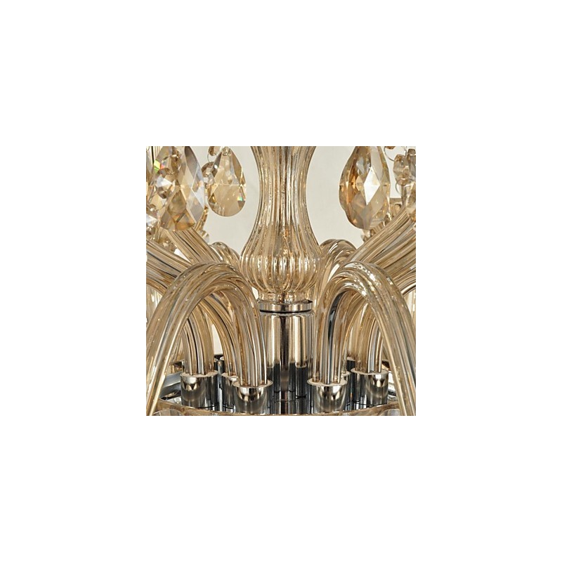 Modern Contemporary Crystal Glass Chandelier