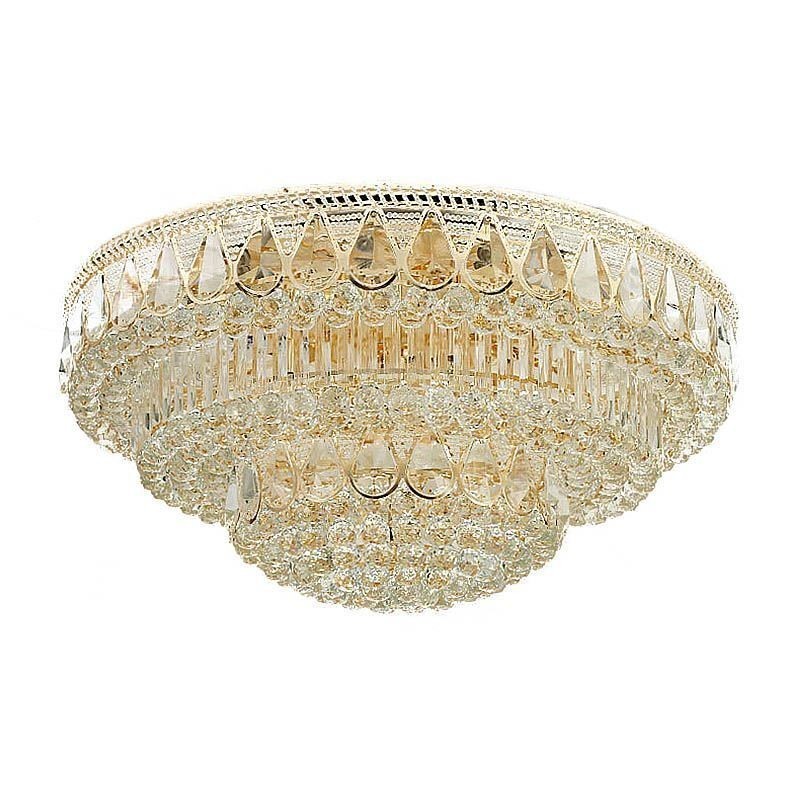 Luxury Flush Mount Crystal Ceiling Light Round Light