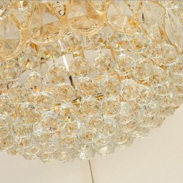 Luxury Flush Mount Crystal Ceiling Light Round Light