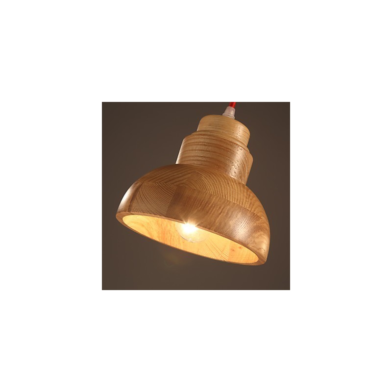 Chandelier Mini Style Traditional Classic Wood Bamboo