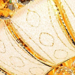 Contemporary Simple Flush Mount Crystal Ceiling Light Round