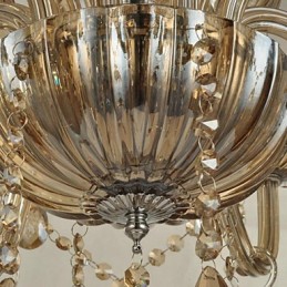 Modern Contemporary Crystal Glass Chandelier