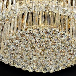 Crystal Ceiling Light Contemporary Simple Round Flush Mount Light Fixture