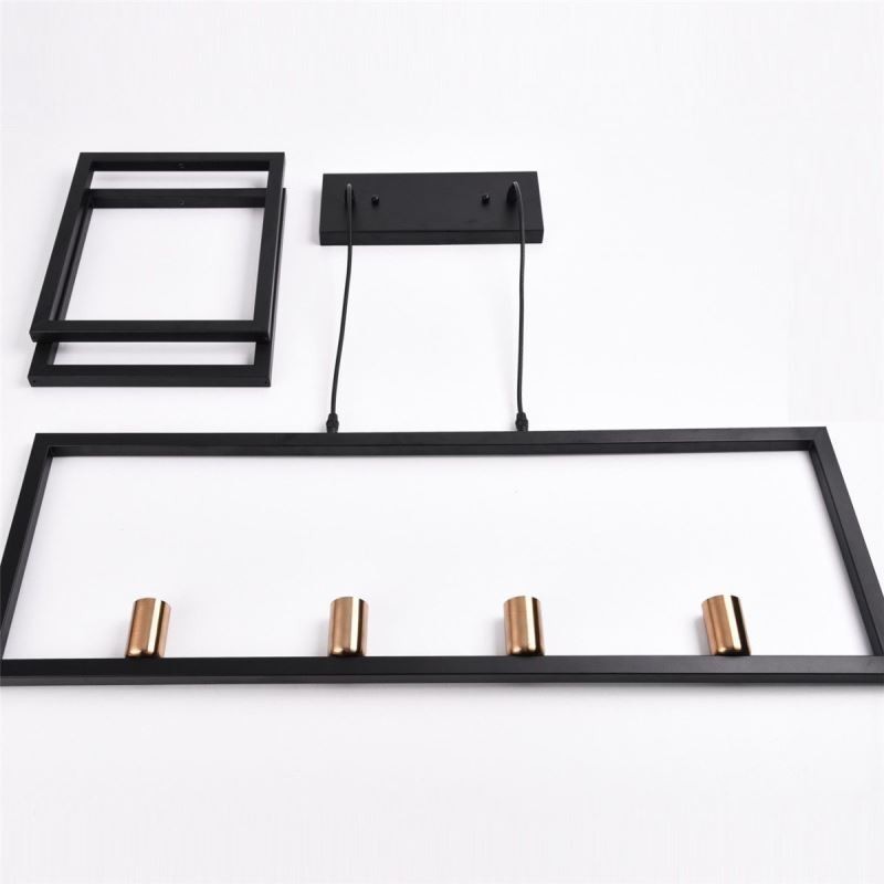 4 Light Pendant Light Industrial Style Lightingway