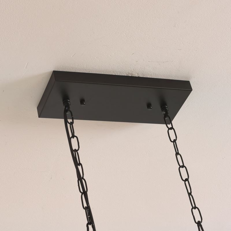 Farmhouse Pendant Lighting Fixture Island Hanging Lights 6 Lights