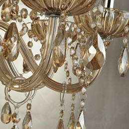 Modern Contemporary Crystal Glass Chandelier