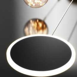 Round Ring Pendant Light Modern Ball Hanging Lamp