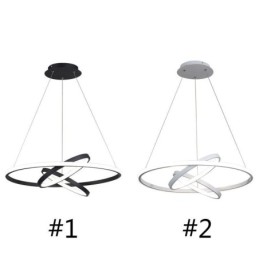 Modern Chandelier Dimmable 3 Ring Pendant Lighting