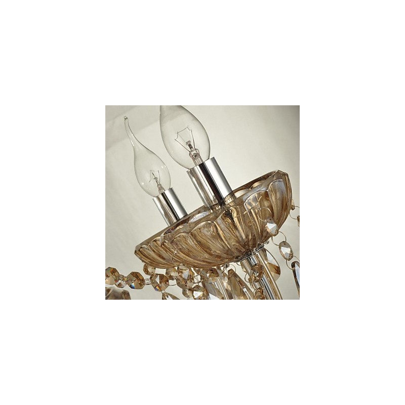 Modern Contemporary Crystal Glass Chandelier