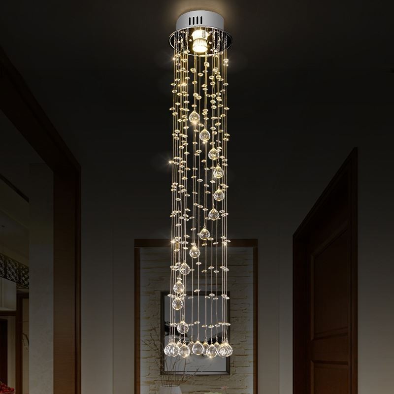 Luxury Large Chandelier Modern Crystal Flush Mount Ceiling Light Fixtures