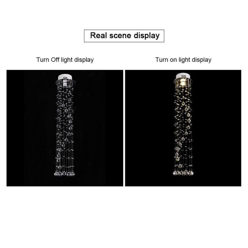 Luxury Large Chandelier Modern Crystal Flush Mount Ceiling Light Fixtures