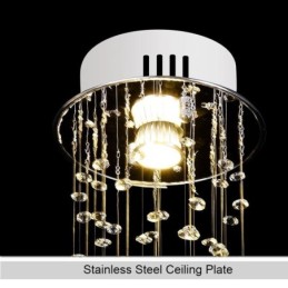Luxury Large Chandelier Modern Crystal Flush Mount Ceiling Light Fixtures