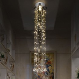 Luxury Large Chandelier Modern Crystal Flush Mount Ceiling Light Fixtures