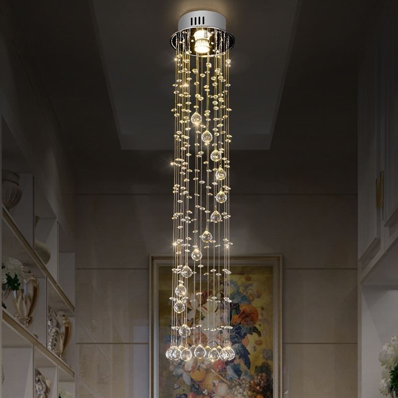 Luxury Large Chandelier Modern Crystal Flush Mount Ceiling Light Fixtures