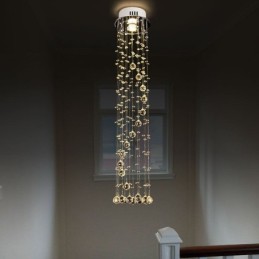 Luxury Large Chandelier Modern Crystal Flush Mount Ceiling Light Fixtures