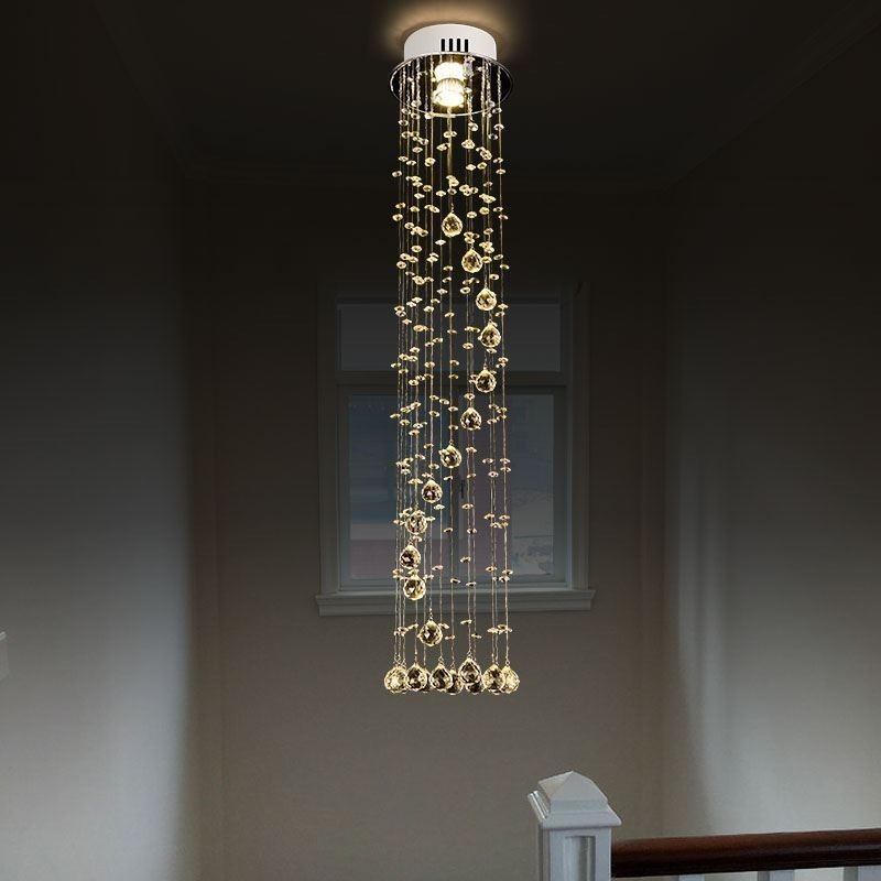 Luxury Large Chandelier Modern Crystal Flush Mount Ceiling Light Fixtures