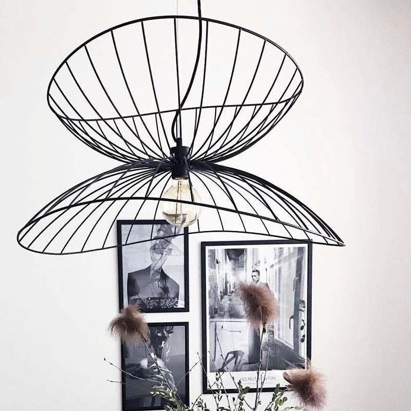 Modern Hat Chandelier Minimalist Decor Pendant Light 1 Light