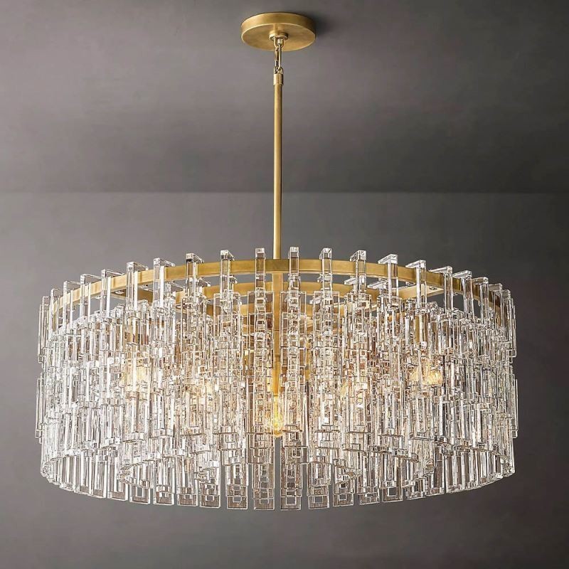 American Ceiling Light Luxury Crystal Pendant Light 60cm