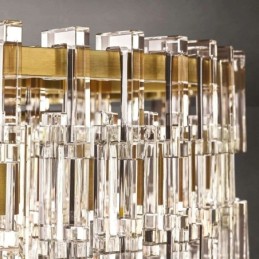 American Ceiling Light Luxury Crystal Pendant Light 60cm