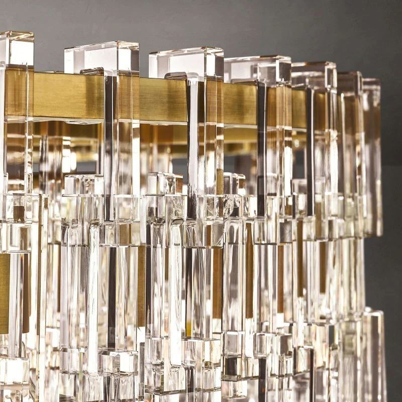 American Ceiling Light Luxury Crystal Pendant Light 60cm