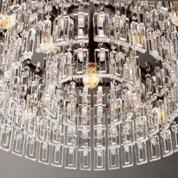 American Ceiling Light Luxury Crystal Pendant Light 60cm