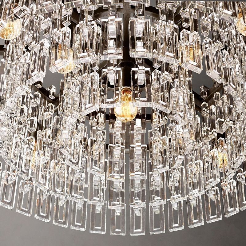 American Ceiling Light Luxury Crystal Pendant Light 60cm