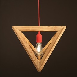 Nordic Wood Chandelier Cafe Clothing Creative Retro Decorative Oak Chandelier