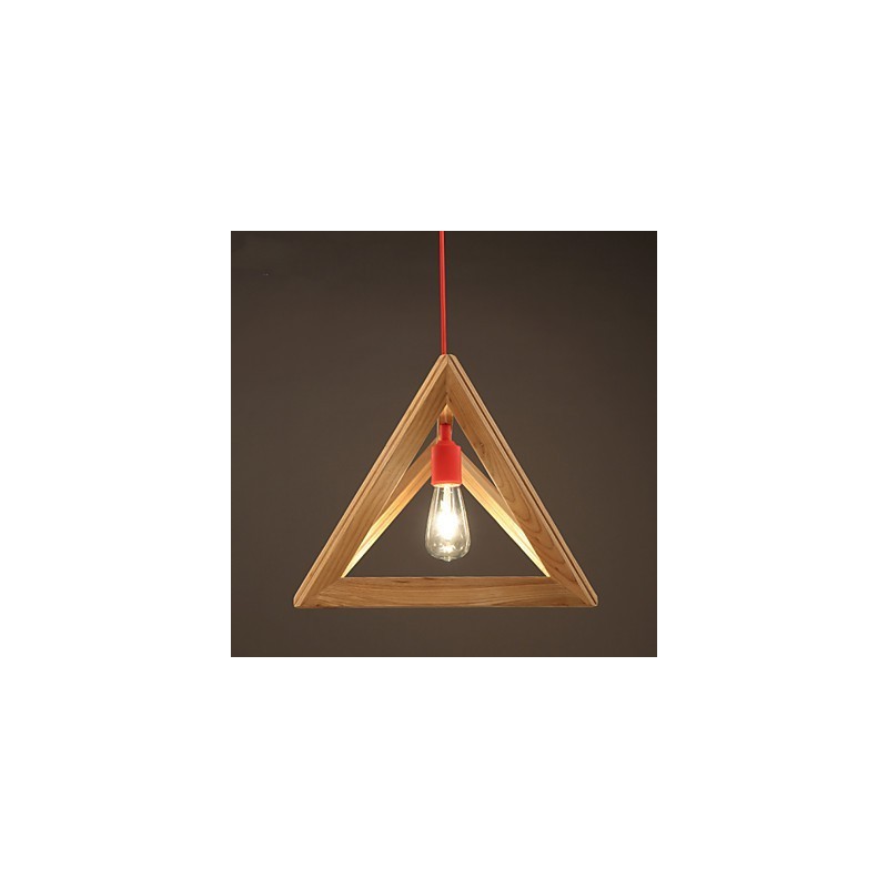 Nordic Wood Chandelier Cafe Clothing Creative Retro Decorative Oak Chandelier