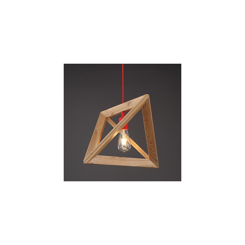 Nordic Wood Chandelier Cafe Clothing Creative Retro Decorative Oak Chandelier