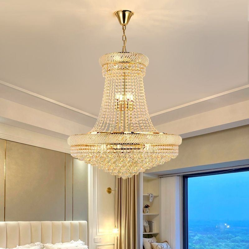 Crystal Pendant Light Modern Duplex Decorative Ceiling Light