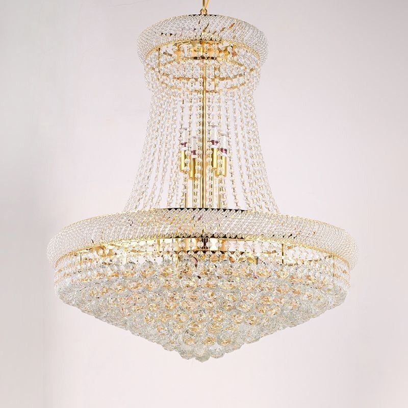 Crystal Pendant Light Modern Duplex Decorative Ceiling Light