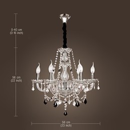 Rustic Lodge Crystal Others Glass Chandelier