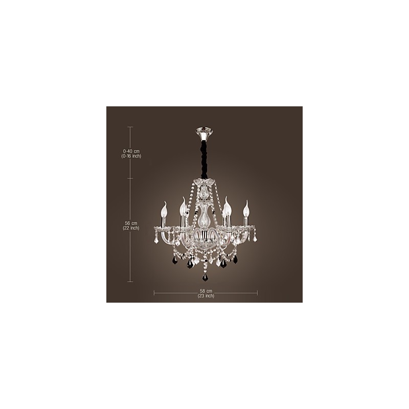 Rustic Lodge Crystal Others Glass Chandelier