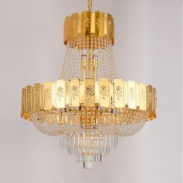 Gold Crystal Pendant Light Elegant Decrative Ceiling Light