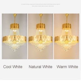 Gold Crystal Pendant Light Elegant Decrative Ceiling Light