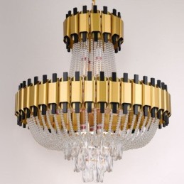 Crystal Pendant Light Gold Luxury Decrative Ceiling Lamp