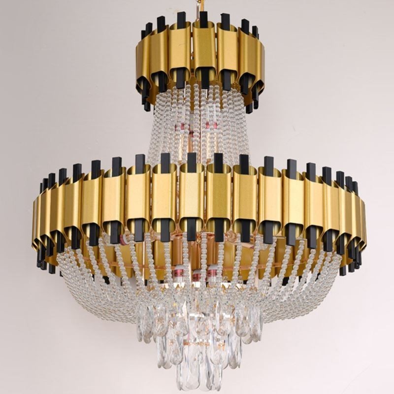 Crystal Pendant Light Gold Luxury Decrative Ceiling Lamp