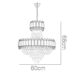 Crystal Pendant Light Gold Luxury Decrative Ceiling Lamp