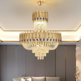 Crystal Pendant Light Luxury Decrative Ceiling Light 60cm