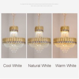 Crystal Pendant Light Luxury Decrative Ceiling Light 60cm