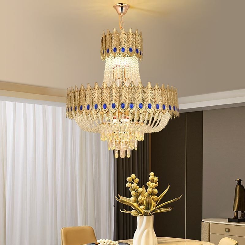 Crystal Pendant Light Luxury Decrative Ceiling Light 60cm