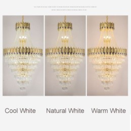 Crystal Pendant Light Sophisticated Luxury Decrative Hanging Light 80cm
