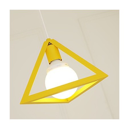 Lantern Mini Style Painting Metal Chandelier