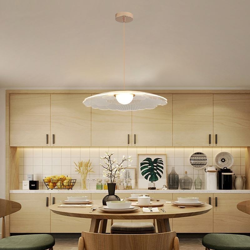 Pendant Light Acrylic Flower Pan Ceiling Light