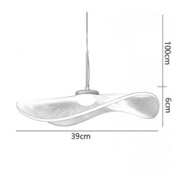 Pendant Light Acrylic Lotus Leaf Ceiling Light
